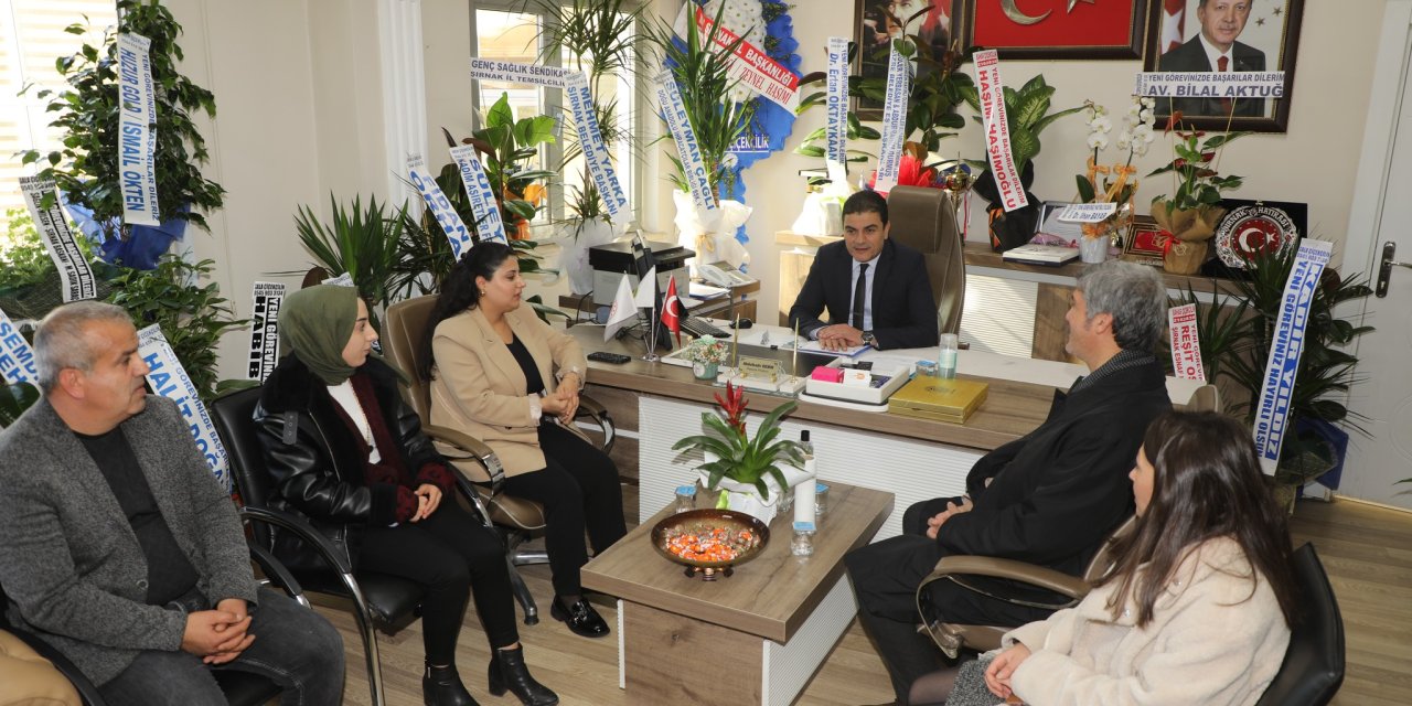 Cizre Belediye Başkanı Yerbasan’dan, Hastane Müdürü Demir’e hayırlı olsun ziyareti