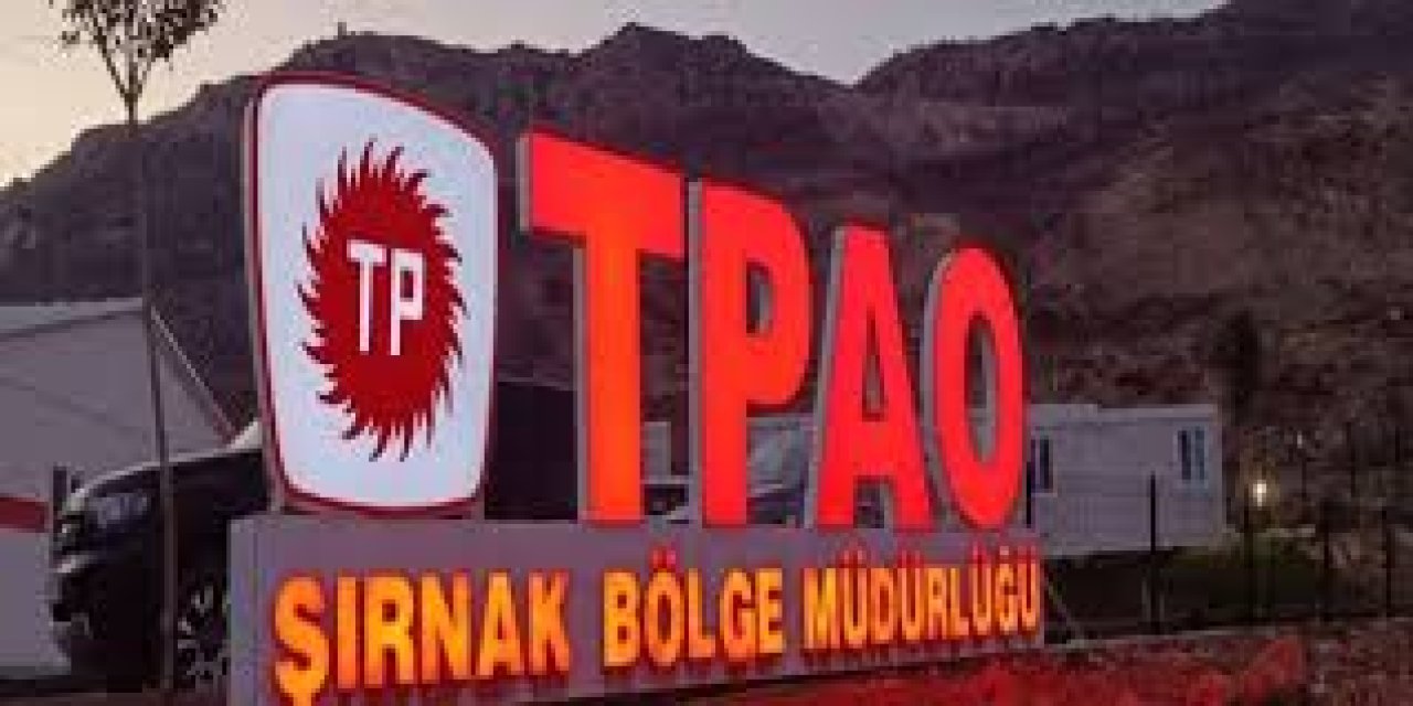 TPAO Şırnak Bölge Müdürlüğü 107 Personel Alımı İçin Mülakatlar Başlıyor