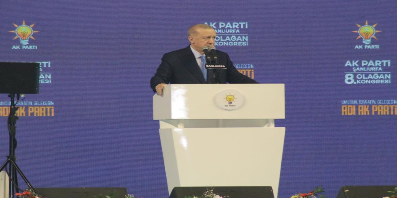 Cumhurbaşkanı Erdoğan 136 kilometre uzunluğundaki Gaziantep-Şanlıurfa tren hattının yapımına bu yıl içinde başlamayı planlıyoruz