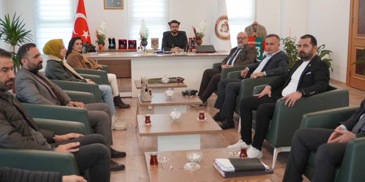Mardin-Şırnak SMMMO’dan Cizre Belediyesine Ziyaret