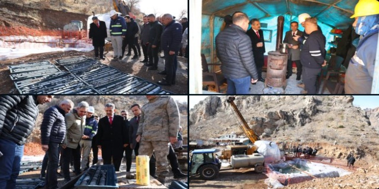 Şırnak Valisi Ekici, Kösreli Kömür Ocağı'nda sondaj çalışmalarını inceledi