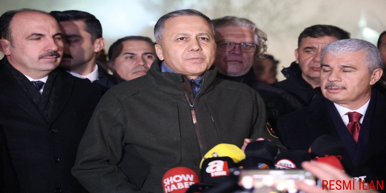 Bakan Yerlikaya’dan çöken binaya ilişkin açıklama