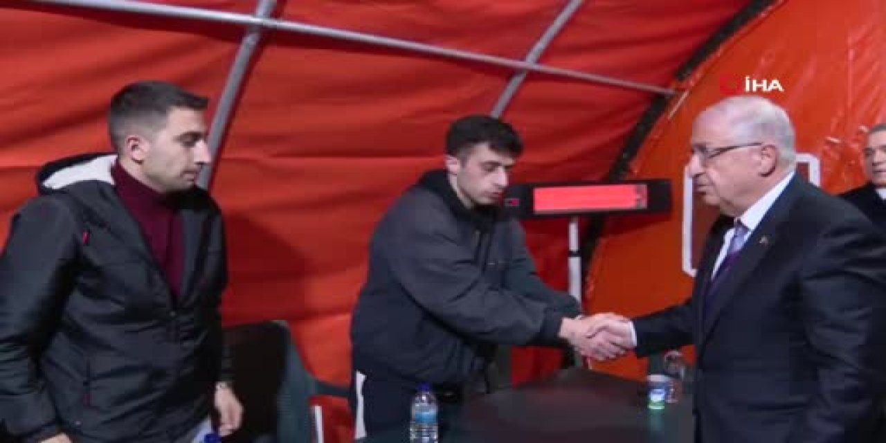 Bakan Güler'den Şehit Astsubay Ufuk Akıncı'nın babaevine ziyaret