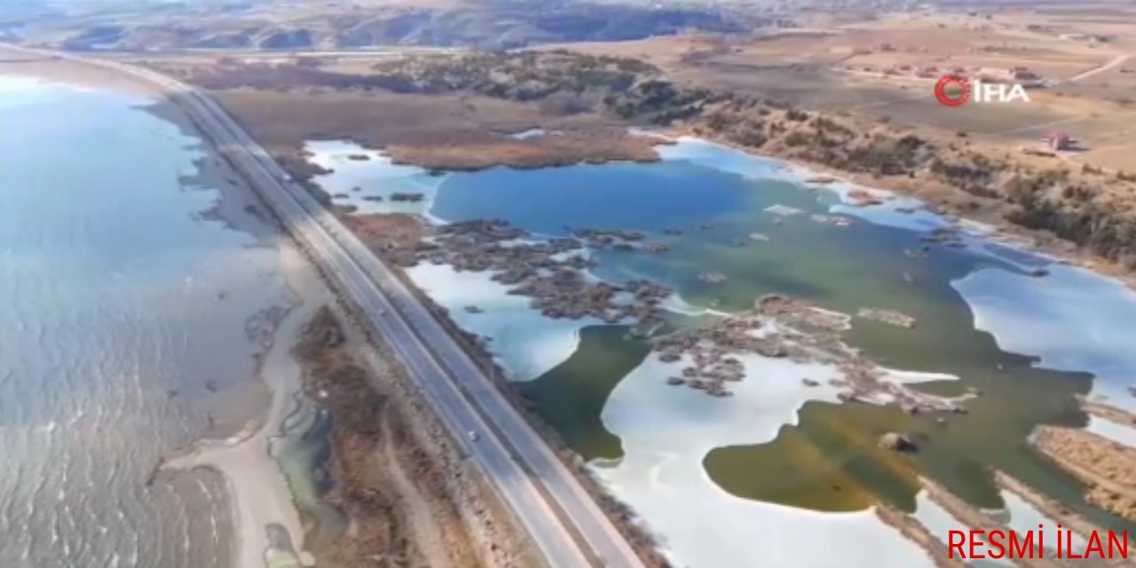 Doğunun kuş cenneti dondu