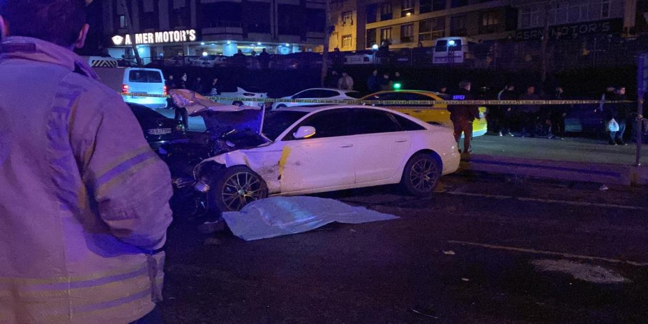 Esenler'de 5 araçlı zincirleme trafik kazası: 1 ölü, 9 yaralı