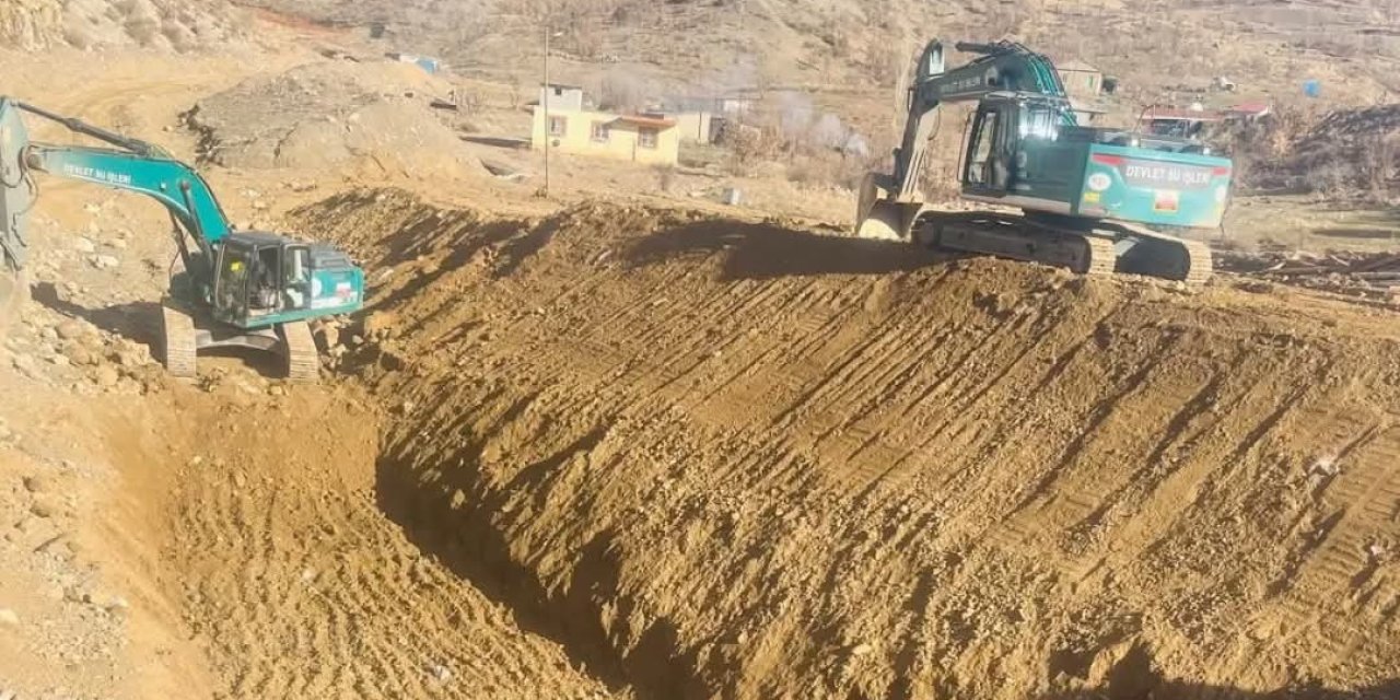 DSİ’den Uludere’de dere ıslah çalışması