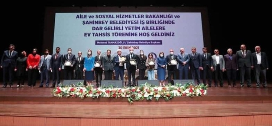 GAZİANTEP’TE DEZAVANTAJLI 100 AİLEYE EV