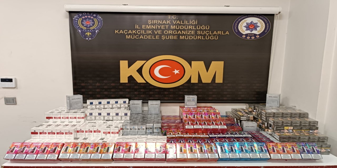 Şırnak’ta Kaçakçılığa ve Narkotik Suçlara Ağır Darbe