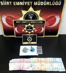 SİİRT'TE UYUŞTURUCU MADDE ELE GEÇİRİLDİ