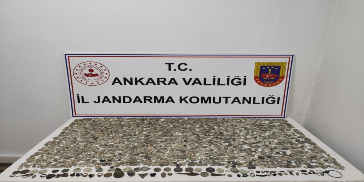 Ankara’da 3 milyon lira değerinde tarihi eserler ele geçirildi
