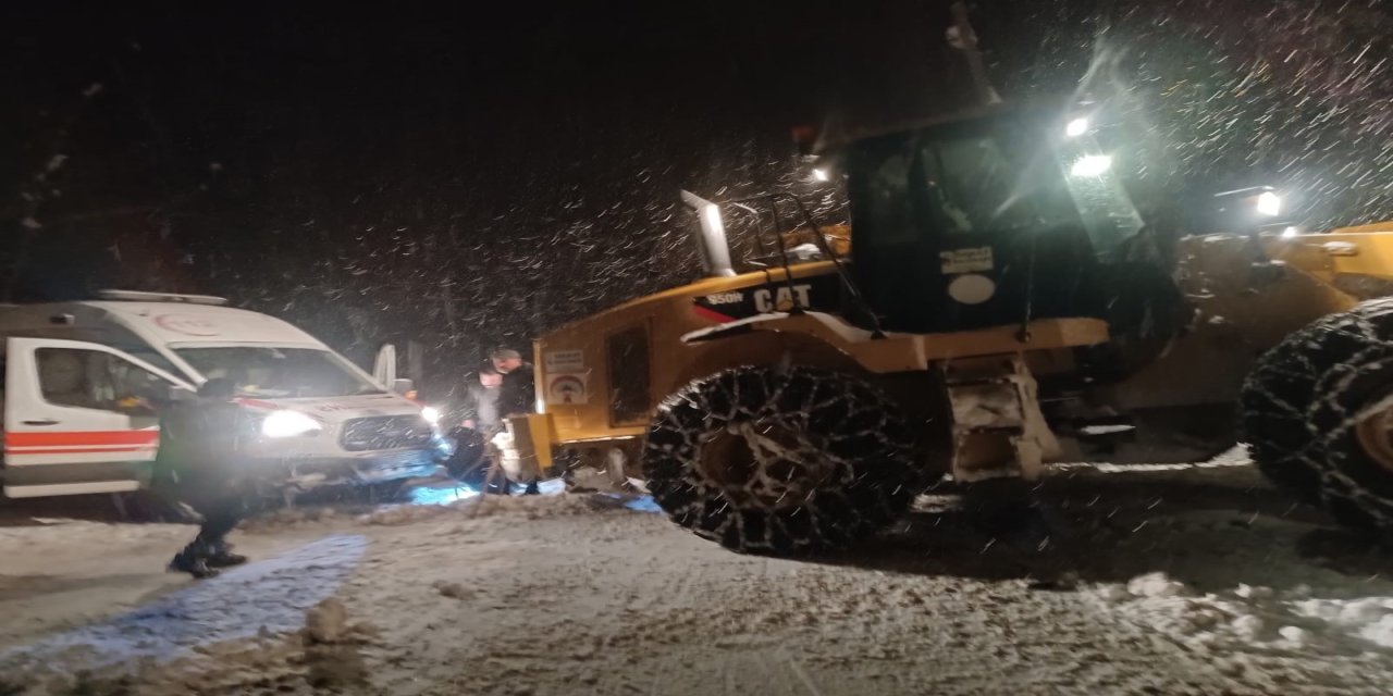Yüksekova'da ekipler koah ve astım hastası için seferber oldular