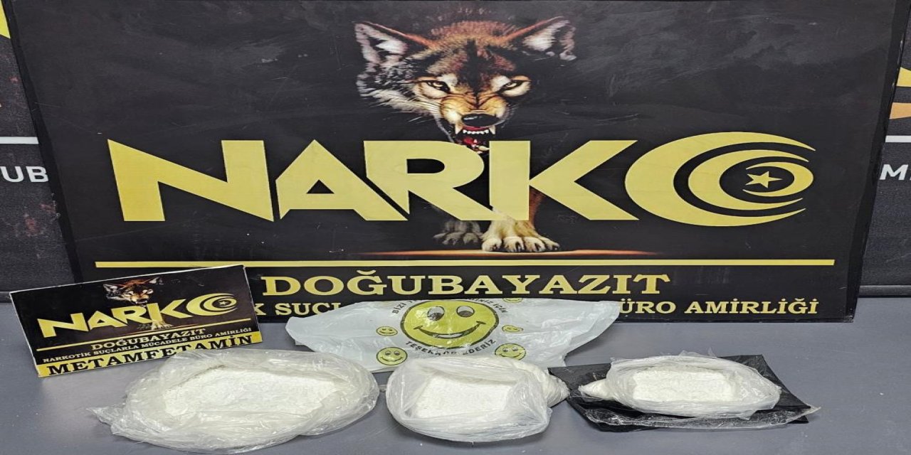 Ağrı'da tırda 1 kilo 728 gram metamfetamin ele geçirildi