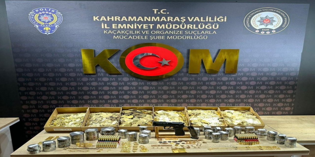 Kahramanmaraş’ta sahte altın operasyonu