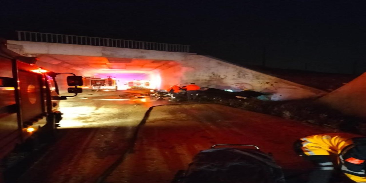Tarsus’ta havaalanı yolunda kaza: 2 yaralı