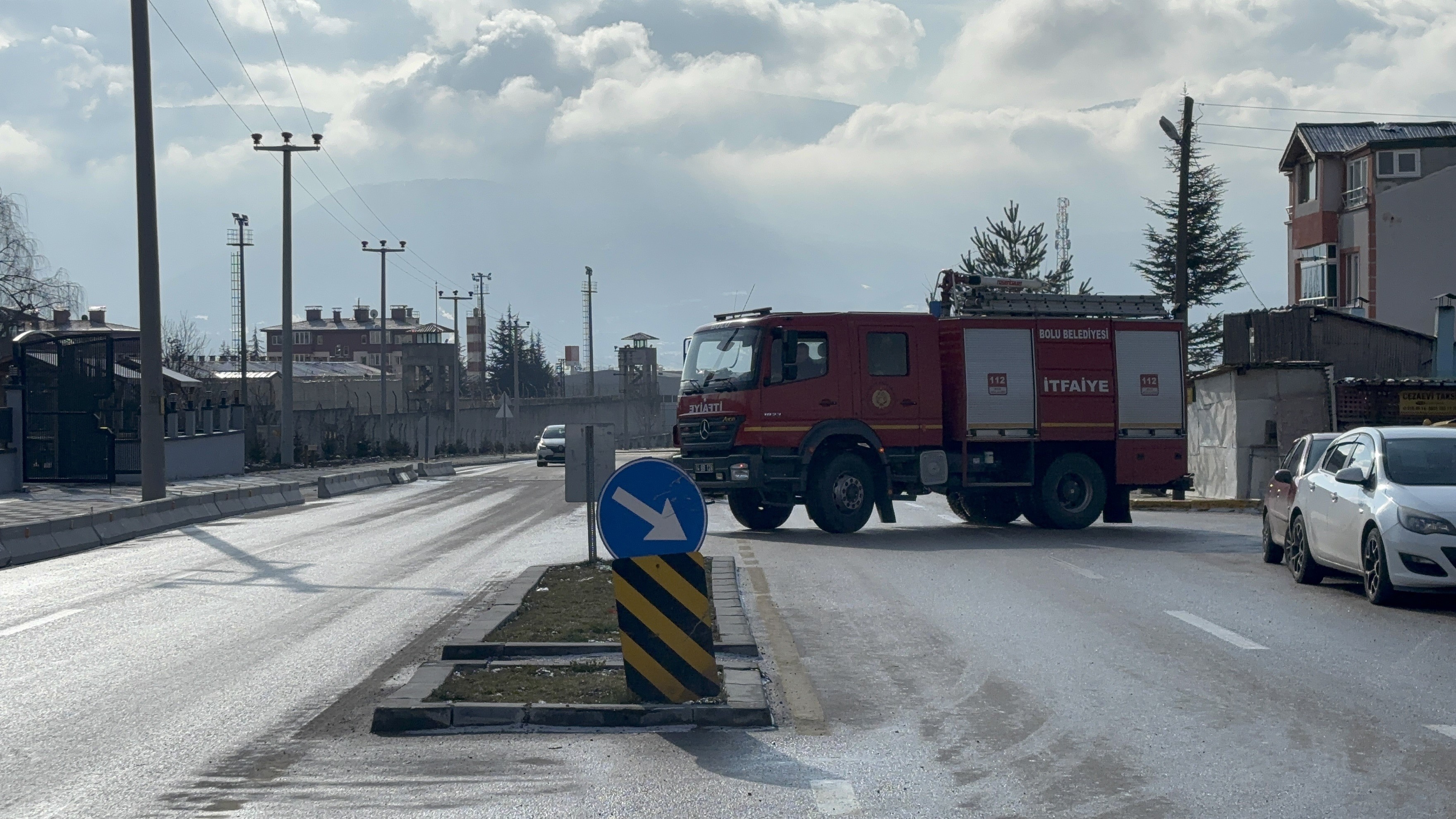 Cezaevinde yangın tatbikatı paniğe sebep oldu