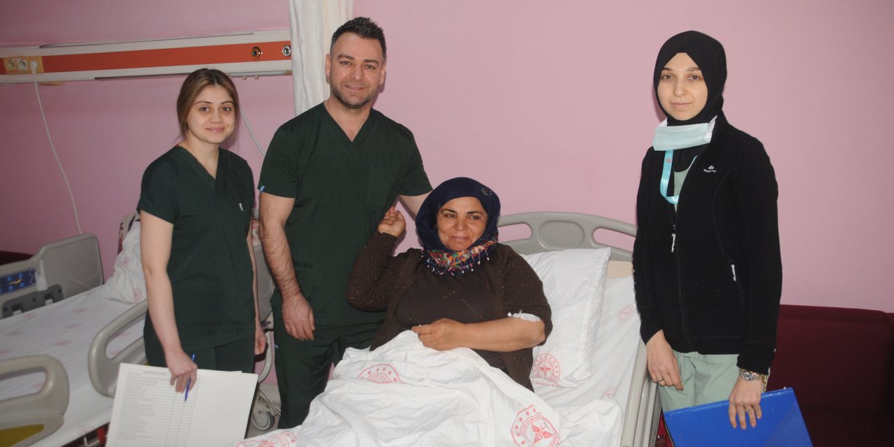 Cizre'de ilk kez V-NOTES Histerektomi ameliyatı yapıldı