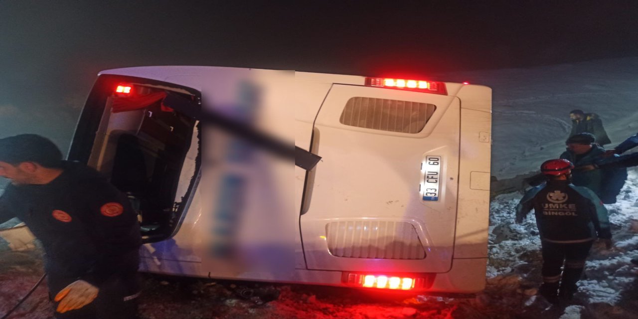 Şırnak Merkez'den Hareket Eden Otobüs Bingöl'de Kaza Yaptı: 4 Ölü, 32 Yaralı