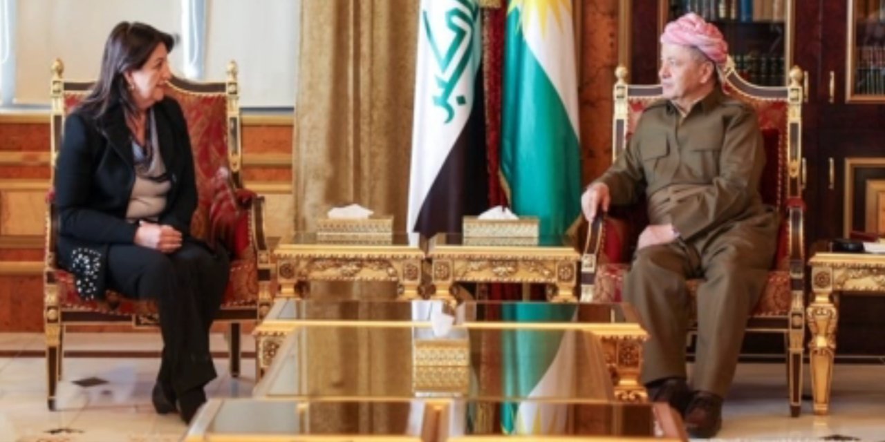 DEM Parti heyeti, KDP lideri Barzani ile görüştü