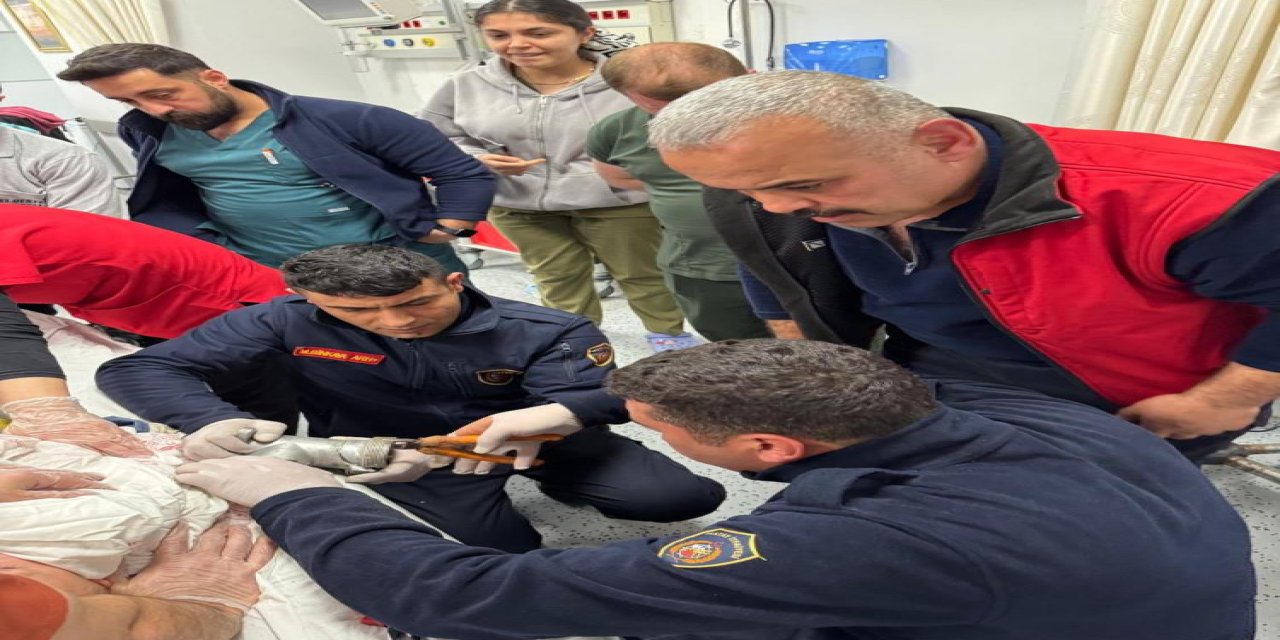 2 yaşındaki çocuk elini kıyma makinesine kaptırdı