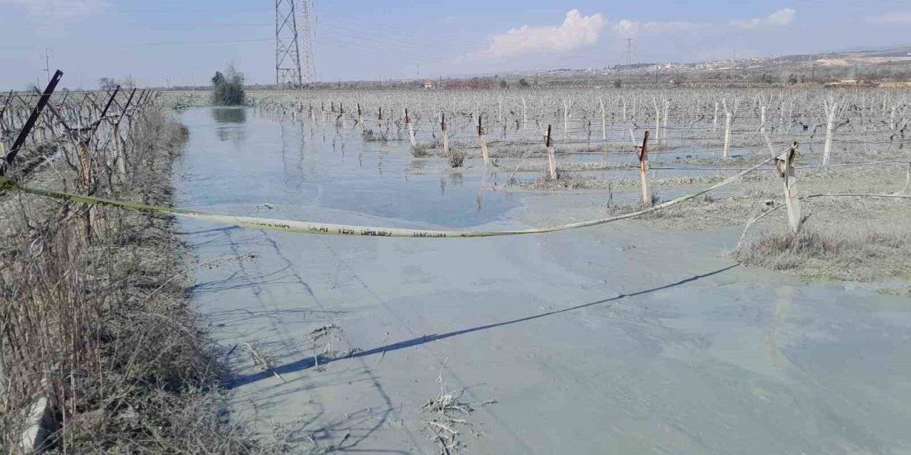 Manisa Alaşehir’de üzüm bağı içinde korkutan patlama