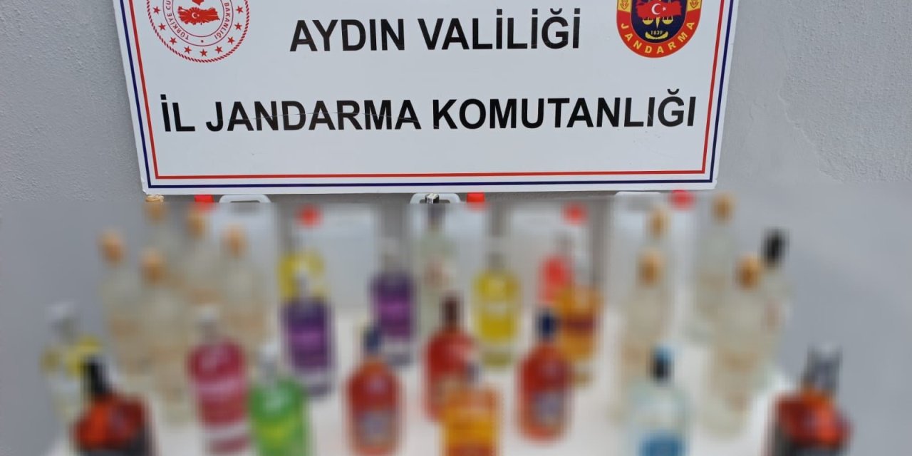 Jandarma'dan kaçak içki operasyonu