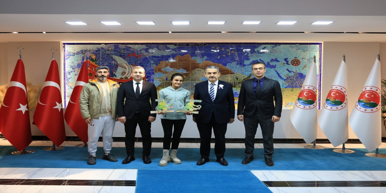 Şırnak'ın gururu Zeliha Aksak’tan şampiyonluk ziyareti