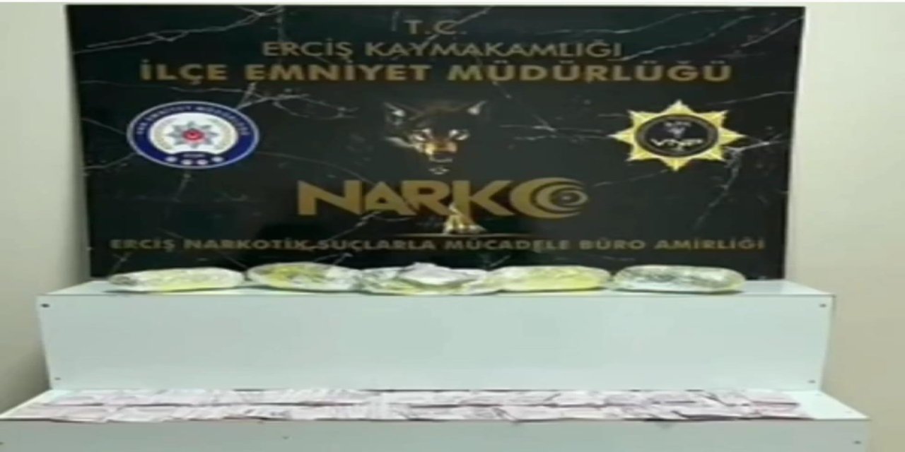 Van'da 2 kilo 629 gram uyuşturucu ele geçirildi