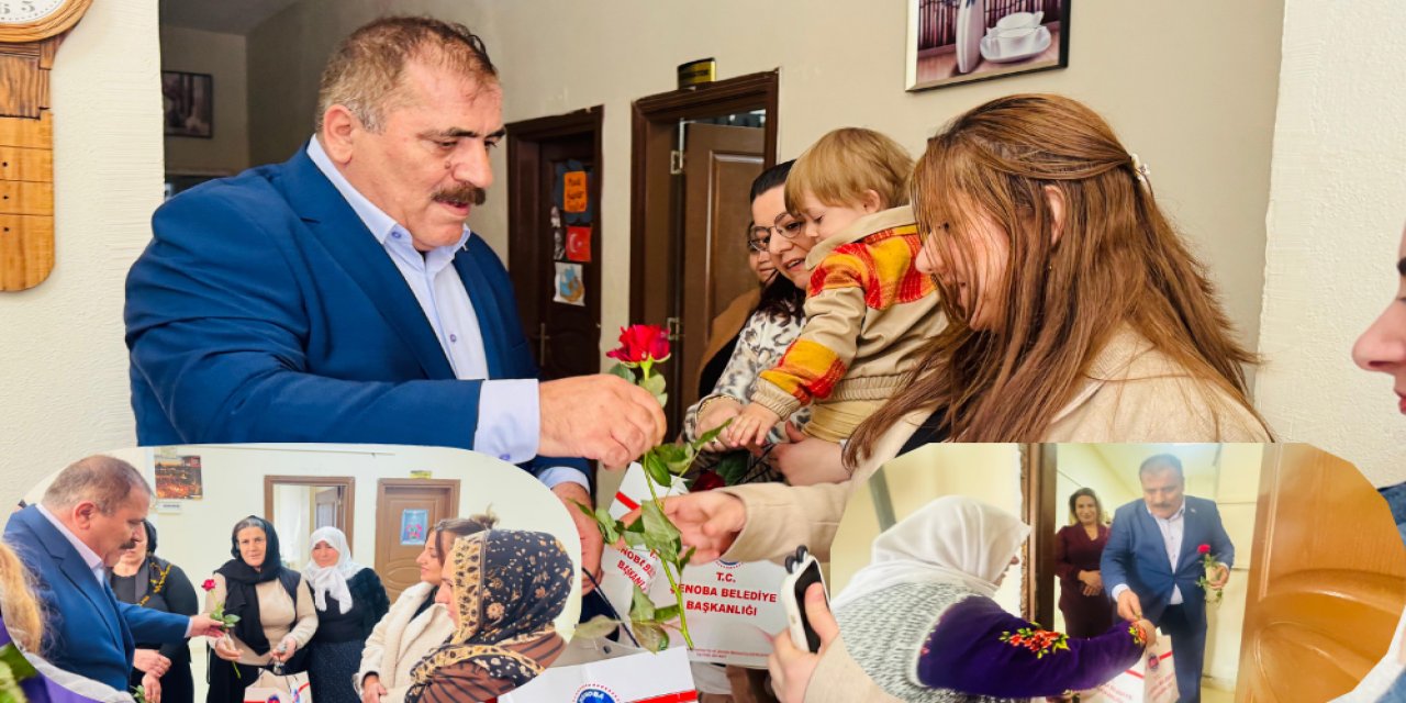 Başkan Babat’tan Kadınlara Gül ve Hediyeler!