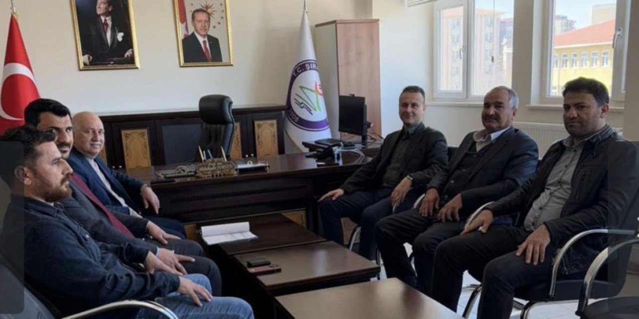 Kaymakam Adıgüzel’den, Üniversite Dekanı Sürücü’ye tebrik ziyareti