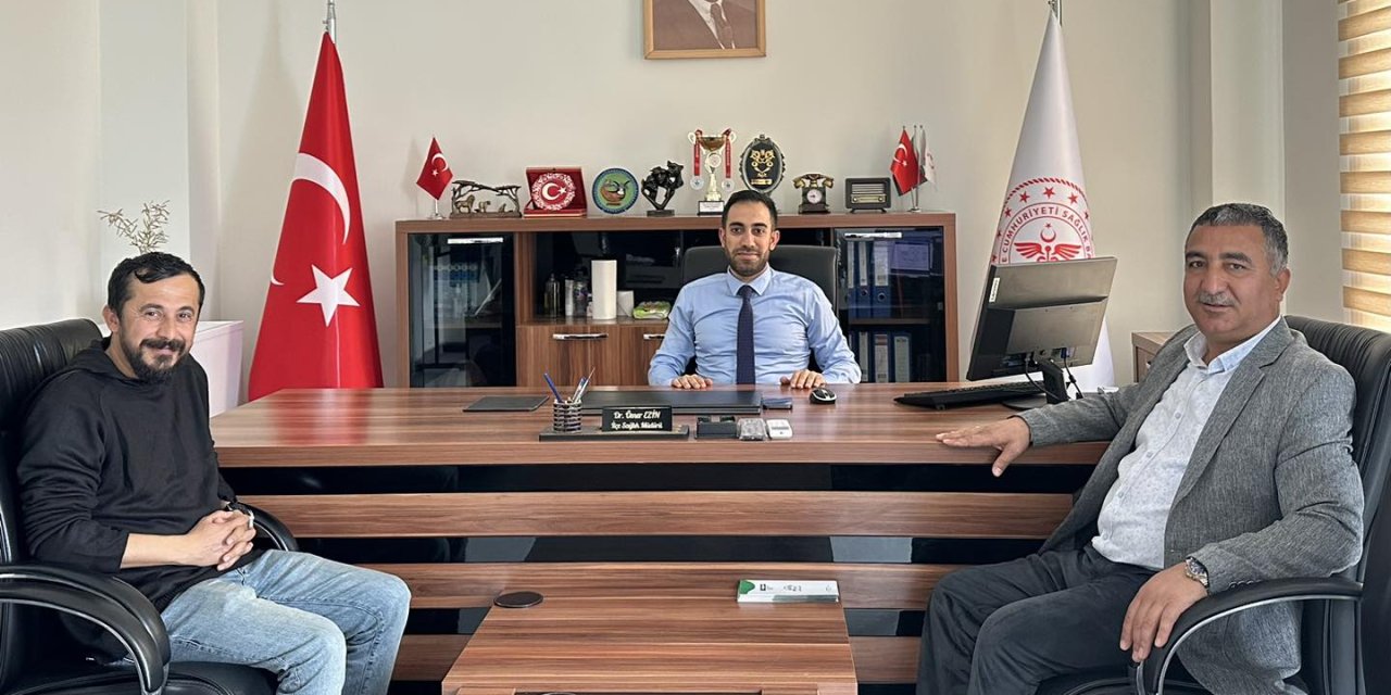 Sağlık-Sen Başkanı Anmal, Cizre İlçe Sağlık Müdürlüğü çalışanları ile bir araya geldi
