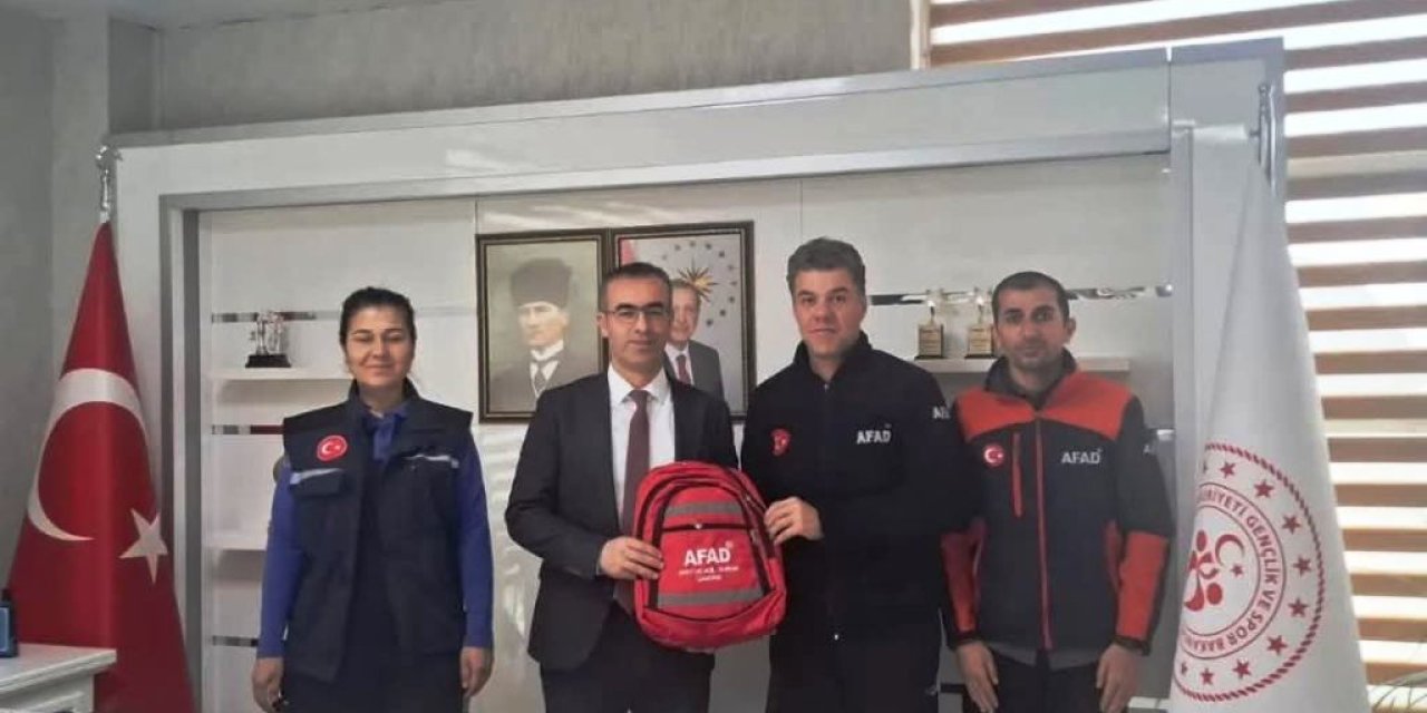 AFAD Şırnak İl Müdüründen, Gençlik ve Spor Müdürüne tebrik ziyareti