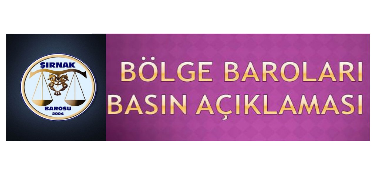 Şırnak ve 13 Barodan Mansur Yavaşa Tepki Geldi