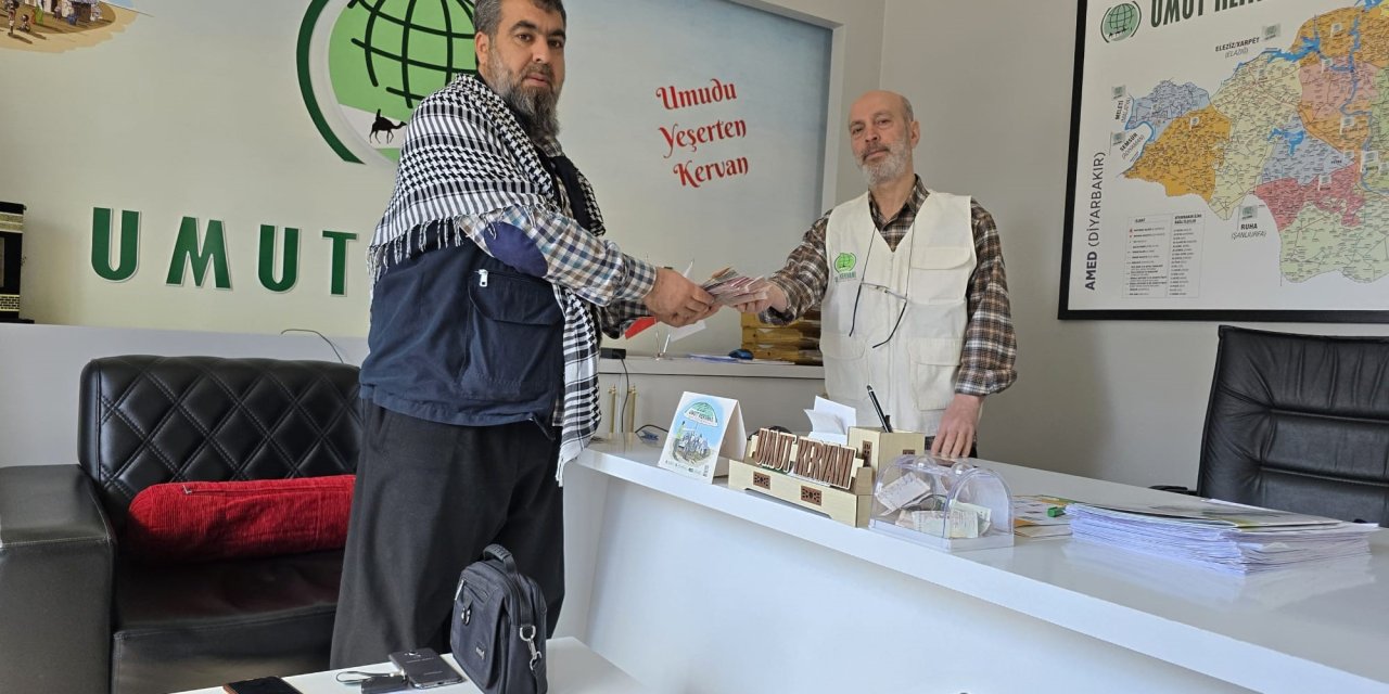 Diyarbakır'ın Dicle İlçesinden Gazze'ye 140 bin TL bağış