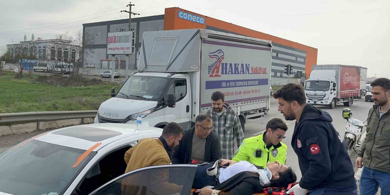 Tekirdağ’da 4 araç birbirine girdi: 1 yaralı