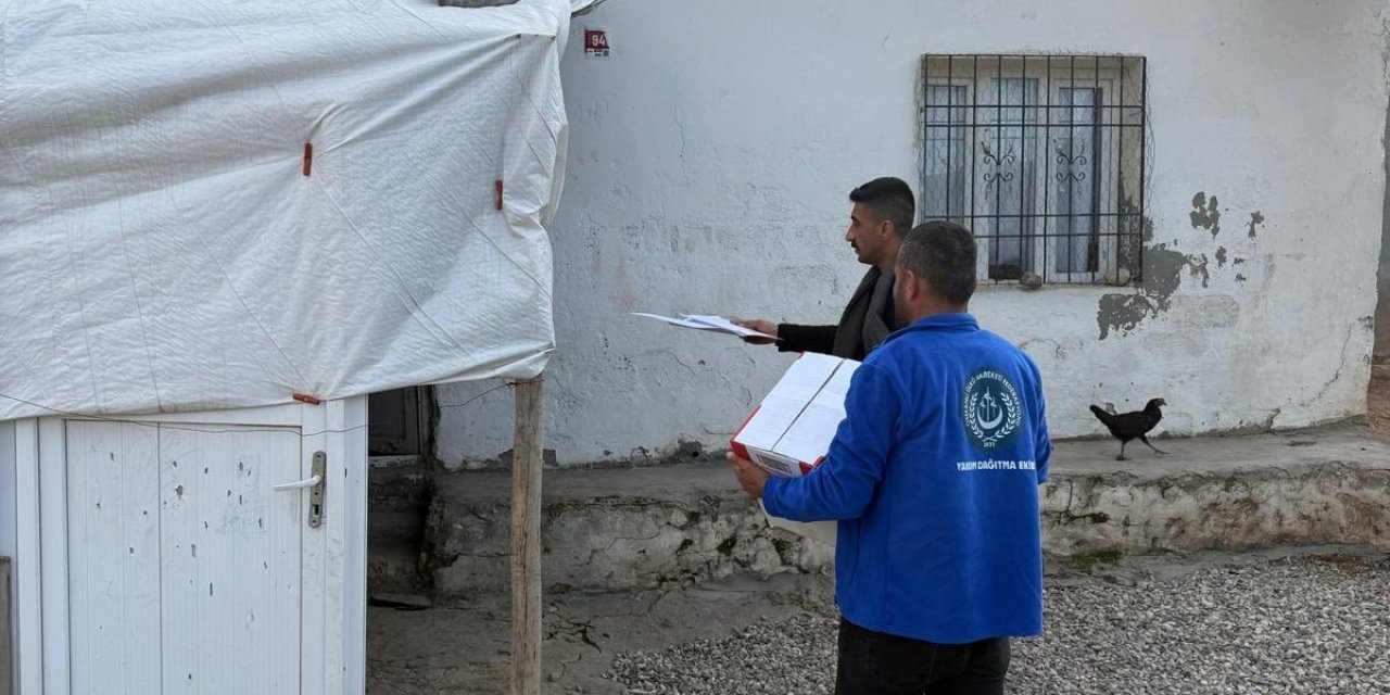 Şırnak Osmanlı Ülkü Hareketi Federasyonu'ndan İhtiyaç sahibi ailelere yardım eli