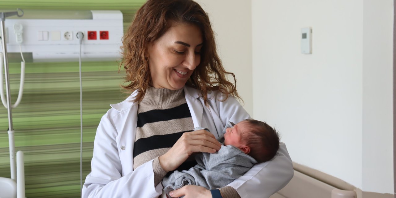 "Altın embriyo" ile anne oldu