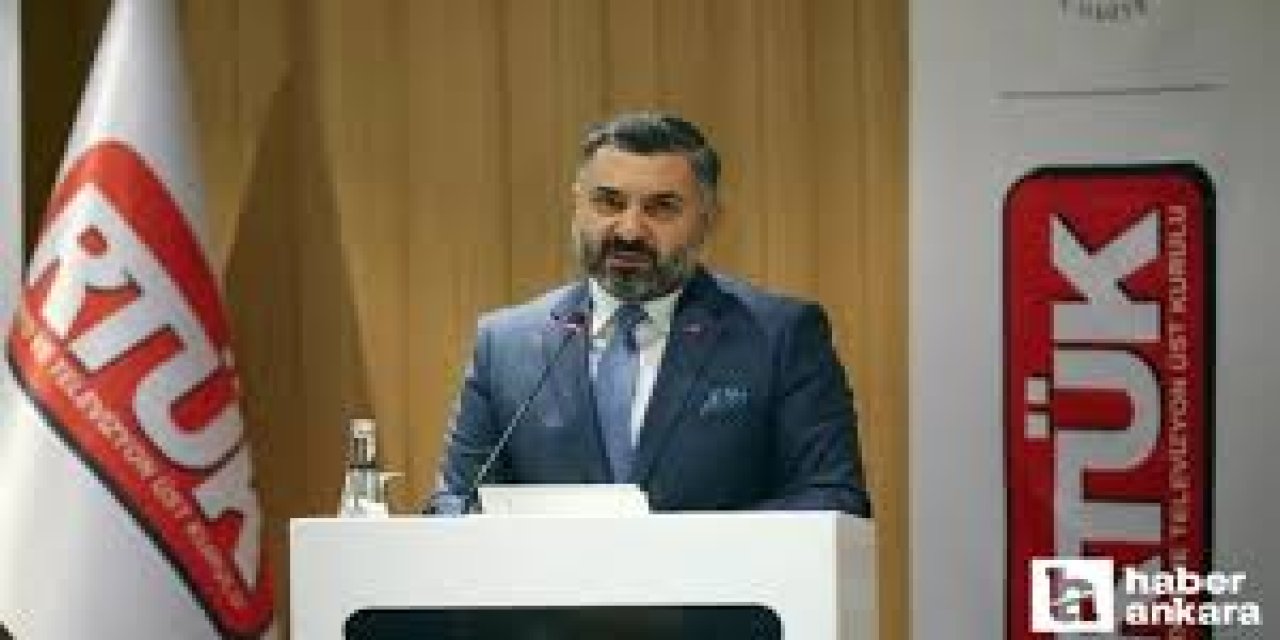 RTÜK Başkanı Şahin: "Reytingler düştü iddiaları dezenformasyon içerikli, kamuoyunun kasıtlı olarak yanlış yönlendirme çabasından