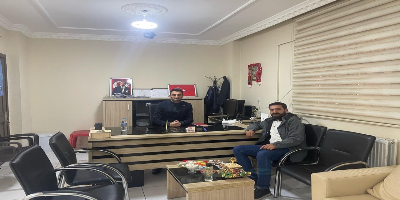 Gazeteci Rahmet Yürük’ten Muhtar Metin Biter’e Bayram Ziyareti