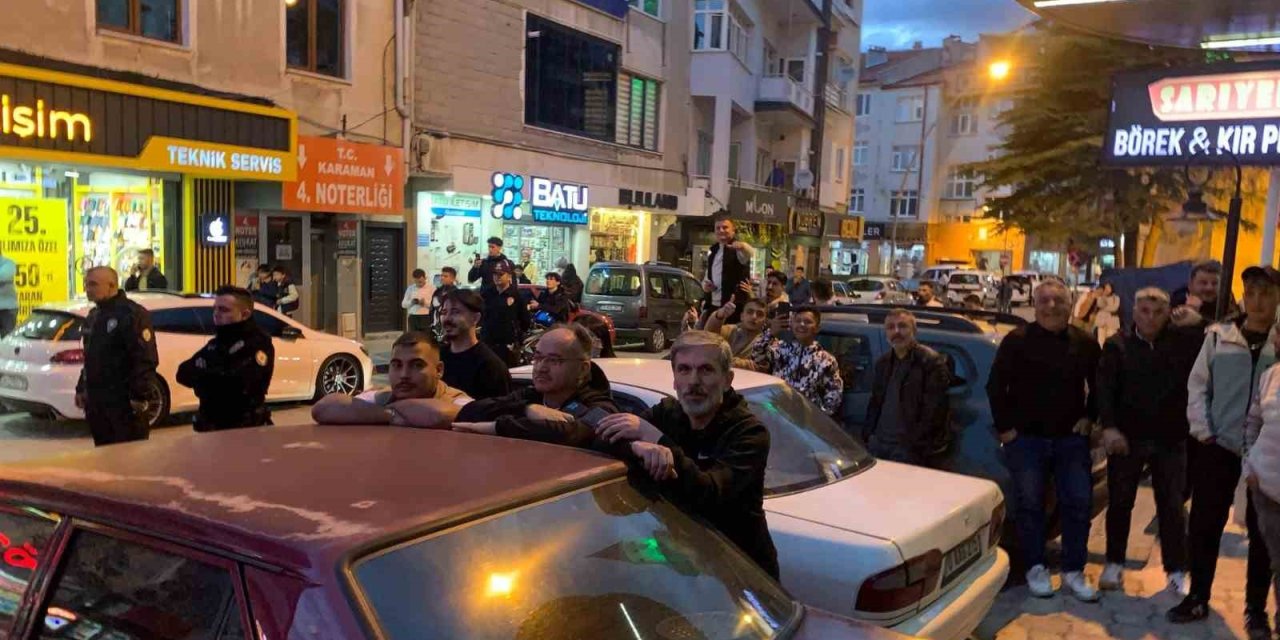Karaman’da fünye ile patlatılan çantadan para çıktı