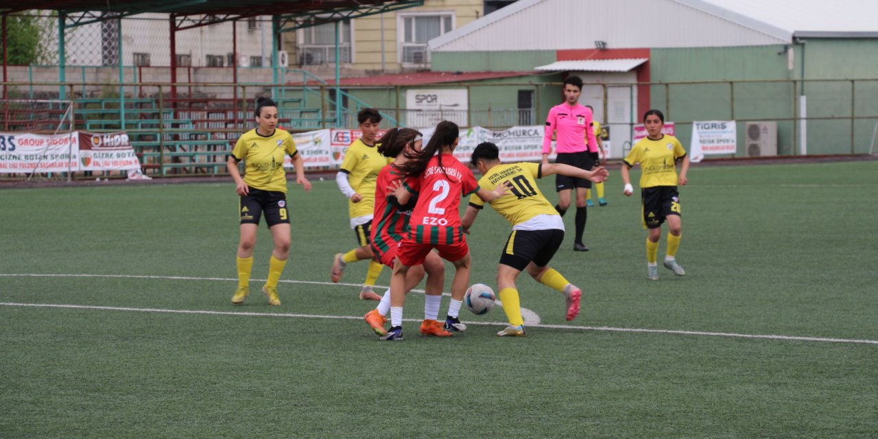 Kadınlar 3. Ligi: Cizre Spor Lisesi 4-4 Hakkari Hayalkent Spor