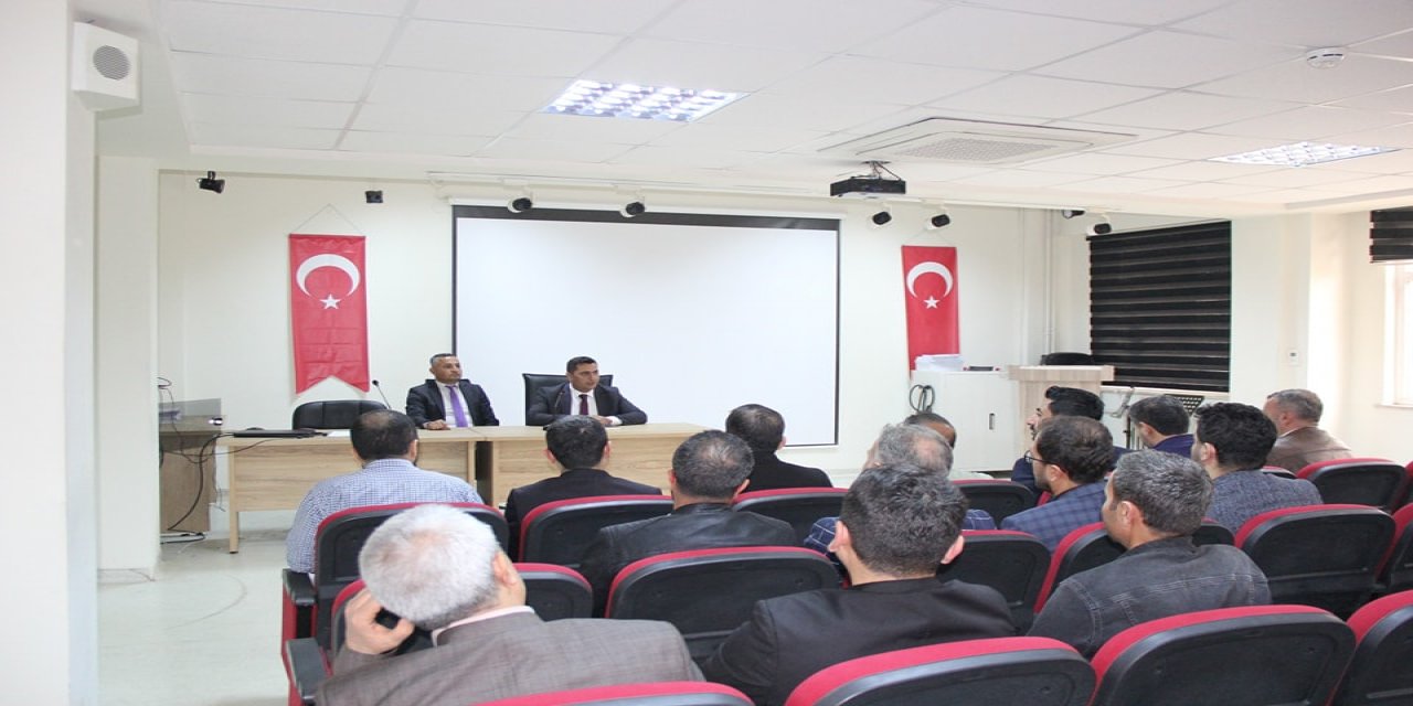 Cizre’de LGS sınavı öncesi bilgilendirme toplantısı yapıldı