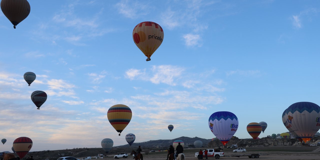 Kapadokya Turist Yağmuru, 9 günde 200 bin ziyaretçi