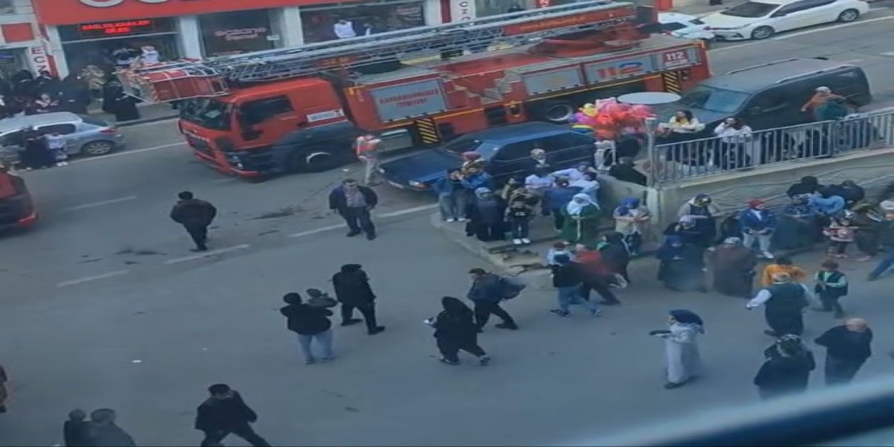 Hastanedeki yangın kısa süreli paniğe neden oldu