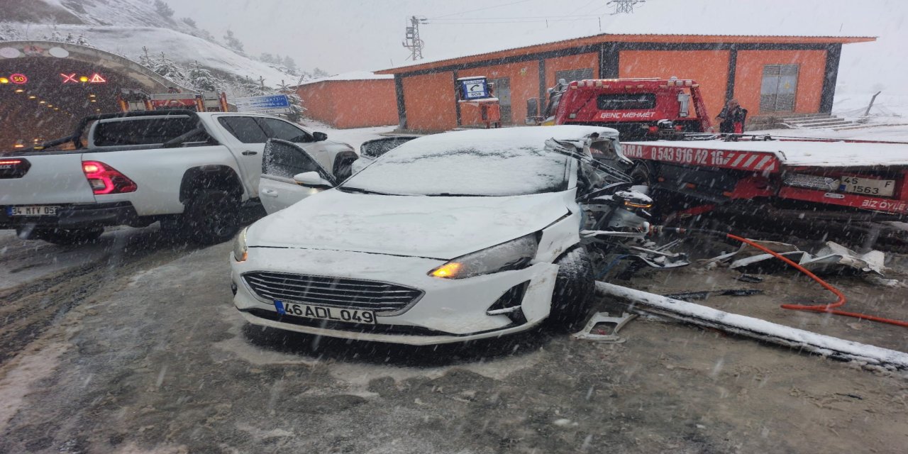 Kahramanmaraş'ta kar kazalara neden oldu: 1 ölü, 3 yaralı