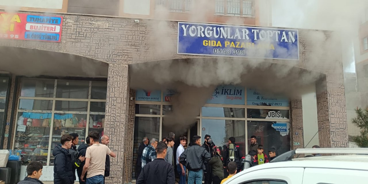 Şırnak'ta İş Yerinde Yangı paniği