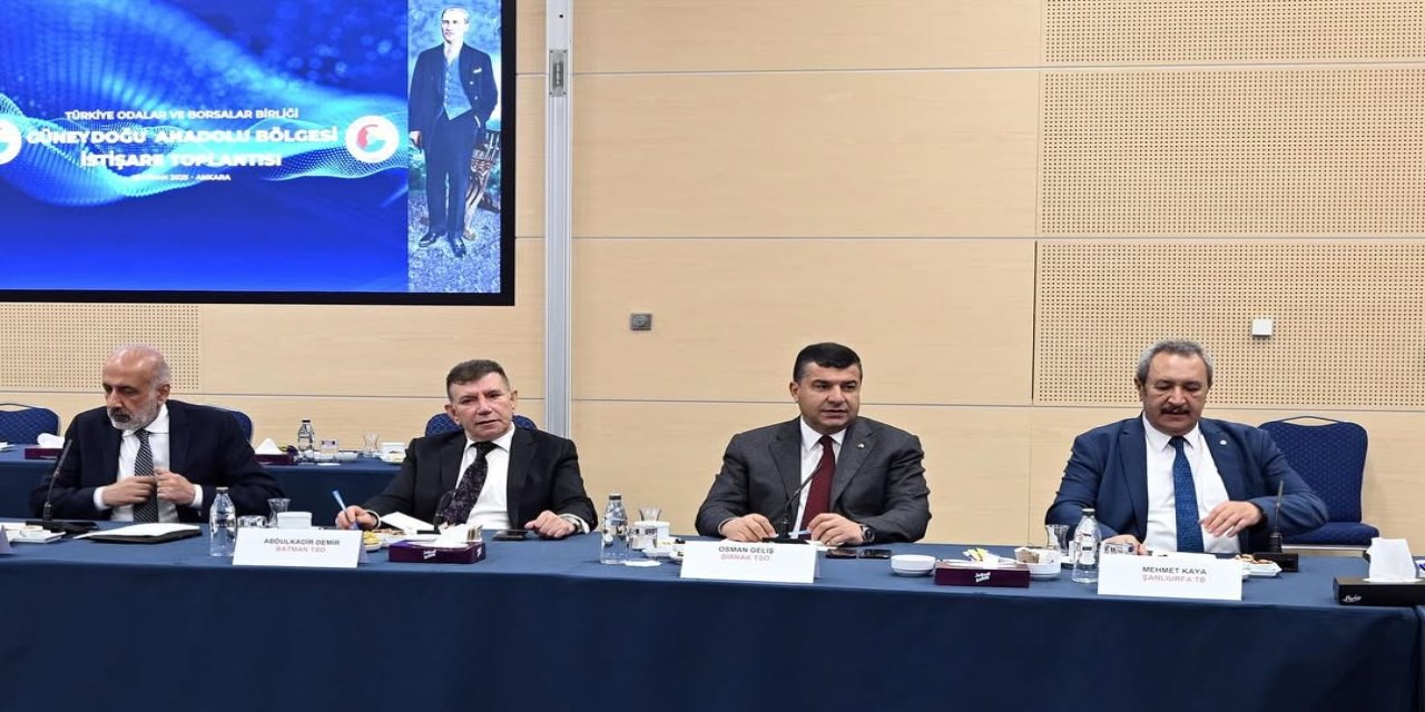 Şırnak’ın Sorunları ve Talepleri TOBB’da Gündeme Taşındı