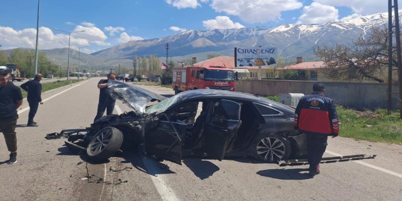 Van'da trafik kazası: 1 yaralı