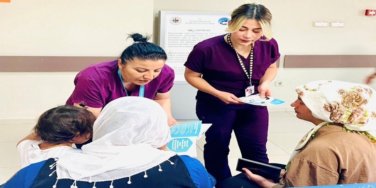 Silopi’de Rahim Ağzı Kanserine Karşı Bilinçlendirme Çalışması
