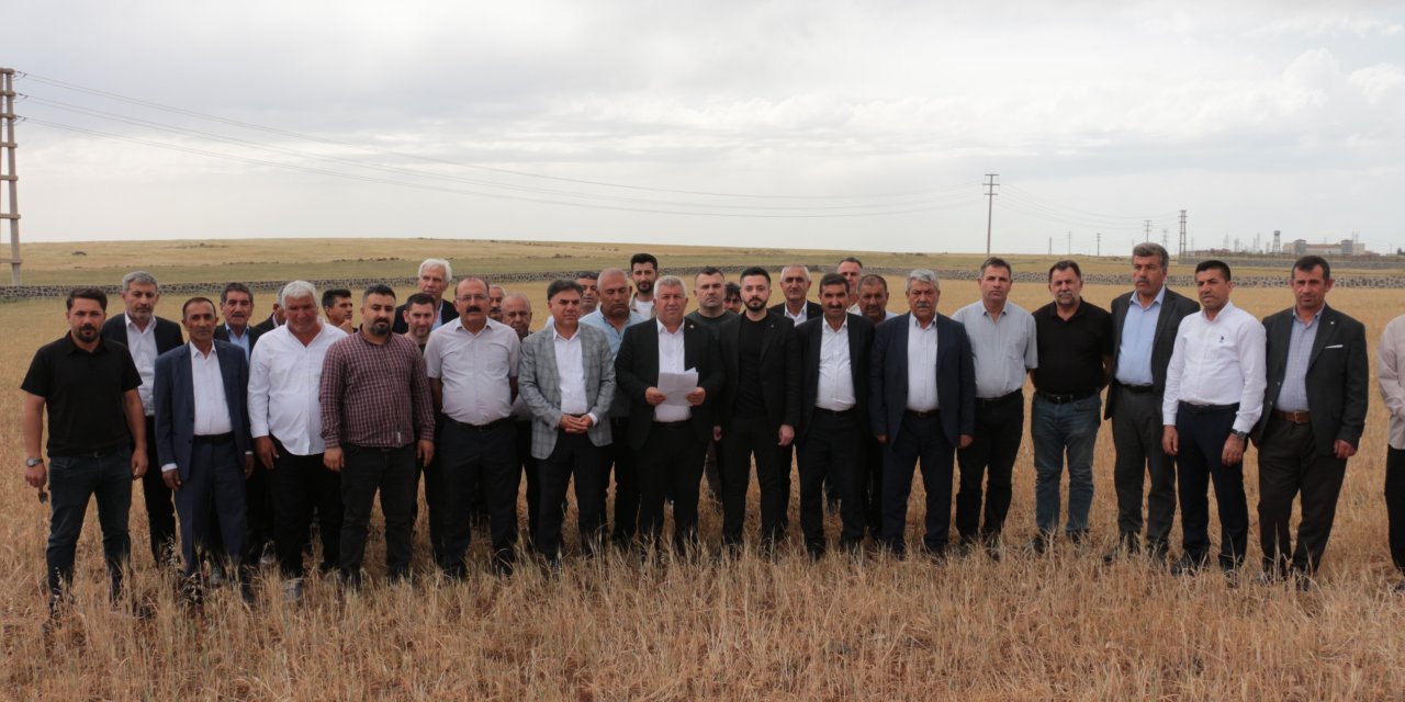 Şırnak'ta Ziraat Odası Başkanları, Kuraklığın mağdur ettiği Çiftçiler için Cumhurbaşkanından yardım talep etti