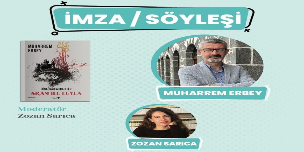 Avukat Yazar Muharrem Erbey, Cizre'de Okurlarıyla Buluşuyor